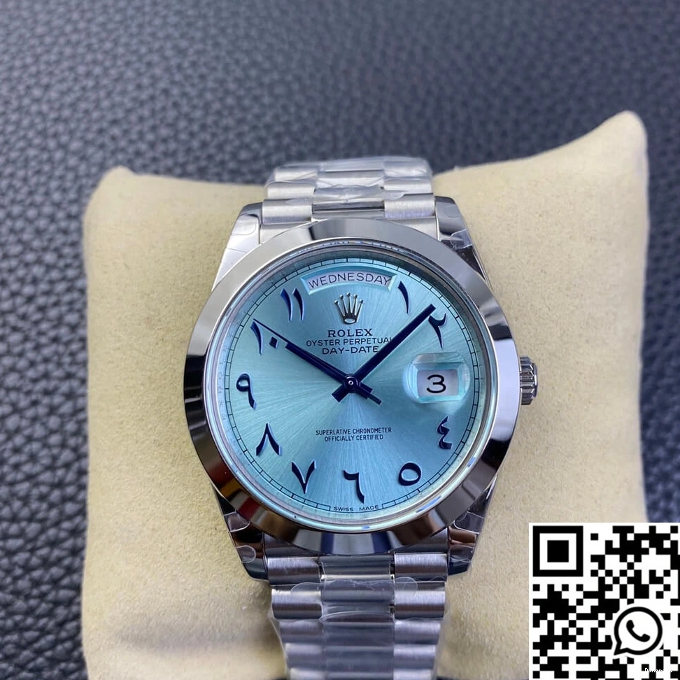 Ice Day Middle Date Dial BP Stainless Steel Factory East Rolex Blue Customization 0327